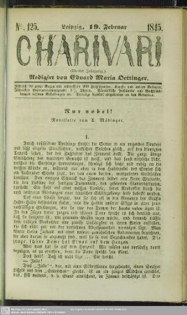 Nur nobel! - Novellette