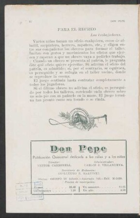 Para el recreo