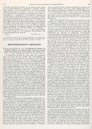 Kirchengeschichte: Mittelalter