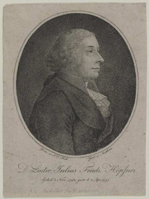 Bildnis des Ludw. Julius Friedr. Hoepfner