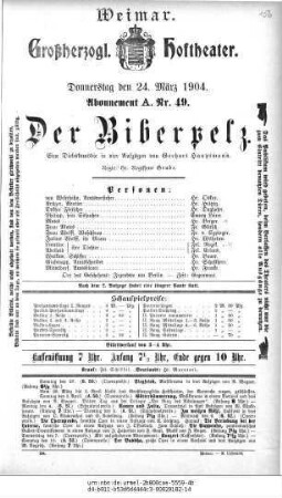 Der Biberpelz