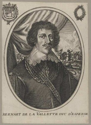 Bildnis des Bernart de la Vallette