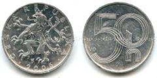Tschechische Republik, 50 Heller