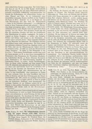 247-248 [Rezension] Reiße, Roman, Die weltanschauliche Entwicklung des jungen Joseph Goerres