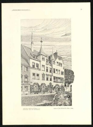 Entwurf für ein Wohnhaus