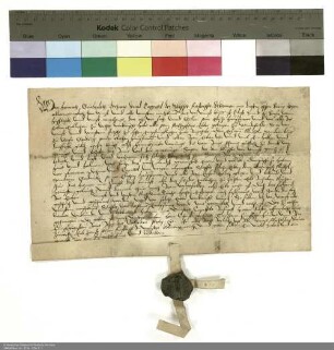 Dechant Heinrich Gutberld und das Kapitel von Rasdorf leihen Michael Sember aus Geisa Land in Wiesenfeld