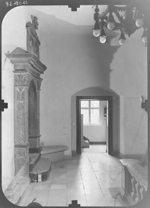 Portal : Portal (1557; Meister Hans). Naumburg, Rathaus, Gang