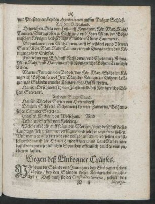Wegen deß Elnbogner Cräyses.