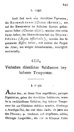 CLII. Verhalten thierischer Substanzen bey höherer Temperatur.
