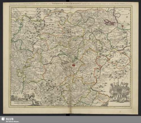 Illustrissimo Principi Ioanni Georgio Duci Saxoniae Hanc Thuringiae Lantgraviatus Tabulam