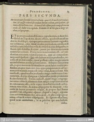 PARS SECUNDA. Hic incipit pars secunda huius tractatus, quae est de modis particularibus,...