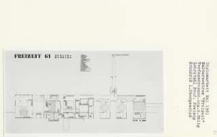 Kulturzentrum [Freizeit], Berlin-Wedding (Diplomarbeit bei Peter Poelzig): Grundriss 1. Obergeschoss 1:200