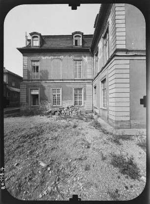 Gotha, Friedrichstraße 5/7. Schloss Friedrichsthal (1707/1708-1711; W. C. Zorn von Plobsheim). Rechter Pavillon am Seitenflügel von Nordosten