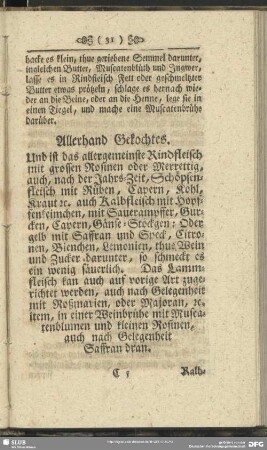 Allerhand Gekochtes