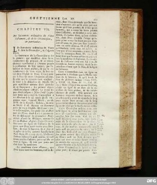 Chapitre VII. Des Sacremens ordinaires du Vieux Testament, & de la Circoncision, en particulier.