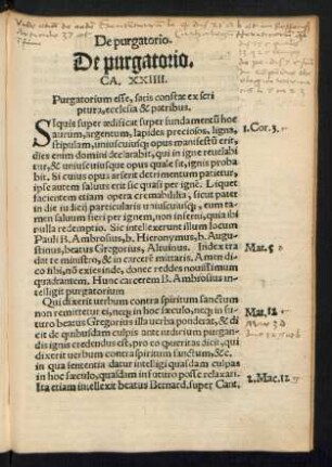 De purgatorio. Ca. XXIIII.