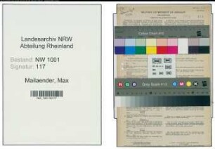 Entnazifizierung Max Mailaender, geb. 09.03.1906 (Angestellter)