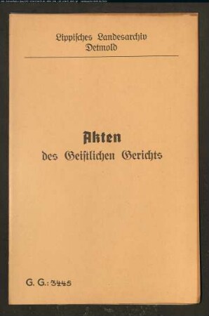 Einlieger Heinrich Meier oder Leimenkühler in Haustenbeck gegen Magd Sophie Buse [Busse] aus Schlangen, zurzeit in Haustenbeck, Eheklage