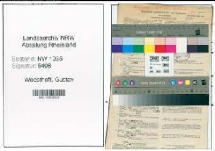 Entnazifizierung Gustav Woesthoff , geb. 24.02.1907 (Bergmann)