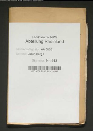 Erbschaftsstreit zwischen Heinrich und Gerhard LEDEBUR