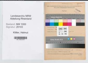 Entnazifizierung Helmut Kittler, geb. 22.01.1907 (Verw.Angest.)