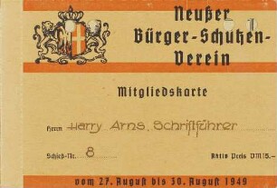 Festkarte Neuss 1949 (aktiv)