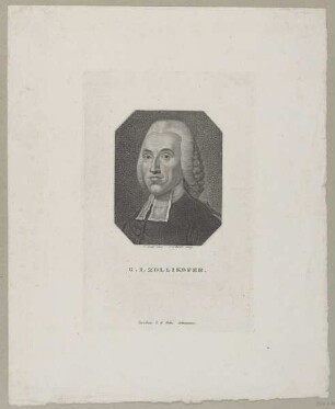 Bildnis des G. I. Zollikofer