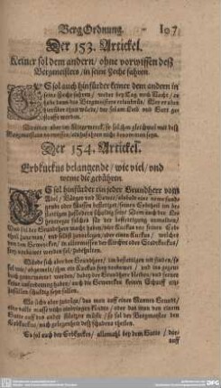 Der 154. Artickel. Erbkuckus belangende/ wie viel/ und weme die gebühren.