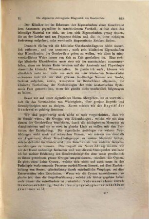 Die allgemeine chirurgische Diagnostik der Geschwülste
