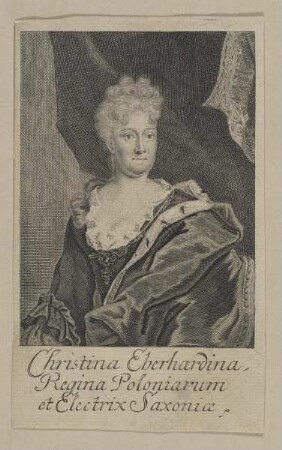 Bildnis der Christina Eberhardina, Königin von Polen
