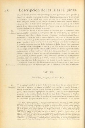 Cap. XII. Fertilidad, y riqueza de estas islas