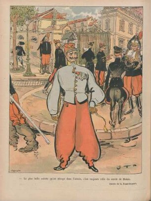 - La plus belle culotte qu'on attrape dans l'armee, ...