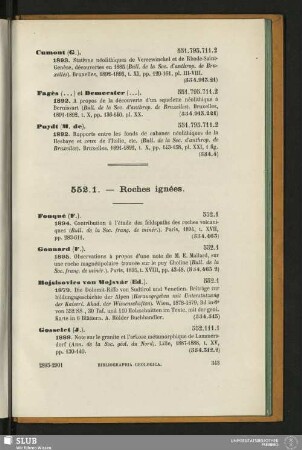 552.1. - Roches ignées
