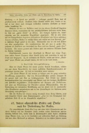 67. Andere ostpreußische Städte und Dörfer nach der Vertreibung der Russen