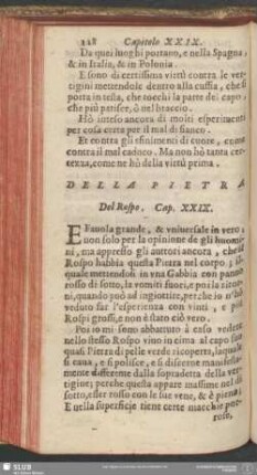Cap. XXIX. Della Pietra Del Rospo