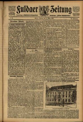 Zweite Ausgabe vom Freitag, den 09. März 1906.