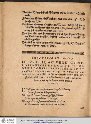 Threnodia in obitum