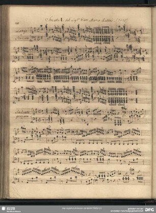 Sonata I.... Giov. Marco Rutini
