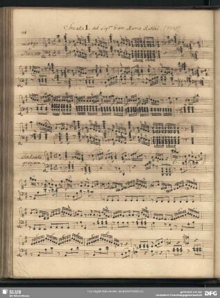 Sonata I.... Giov. Marco Rutini