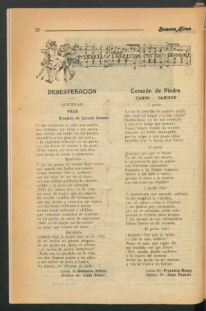 Desesperación : (Novedad). Vals. Creación de Ignacio Corsini