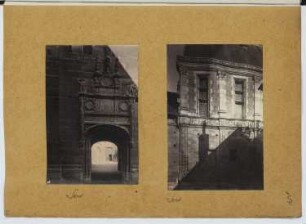 Durchgang, Sens. Gebäude, Sens: Ansichten (aus: Skizzen- und Fotoalbum 10)