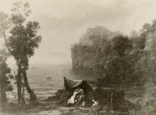 Küstenlandschaft mit Acis und Galatea