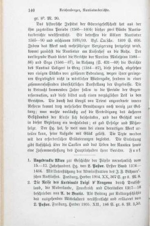 140-141 [Rezension] Pastor, Ludwig von, 1376 - 1464