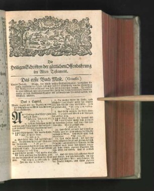 Die HeiligenSchriften der göttlichenOffenbahrung im Alten Testament.