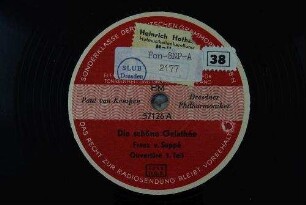 Die schöne Galathée : Ouvertüre I. Teil