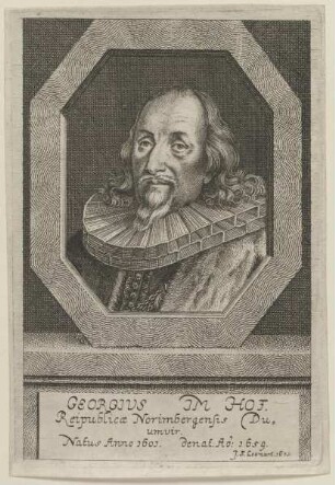 Bildnis des Georgius Imhof
