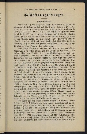 19-31, Geschäftsverhandlungen