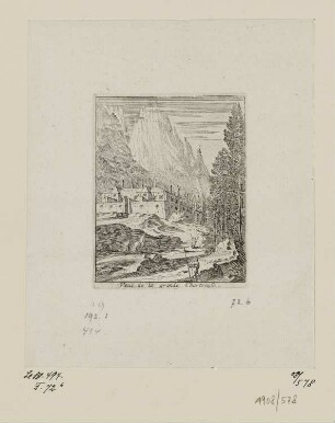Veuë de la grande Chartreuse, aus: "Divers veuës faites par Israel Silvestre et mises en lumiere par Israel Henriet"