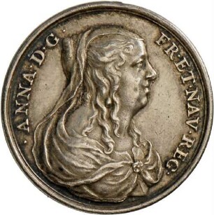 Medaille von Jean Warin auf König Ludwig XIV. von Frankreich und seine Mutter Anna von Österreich, Mitte 17. Jahrhundert