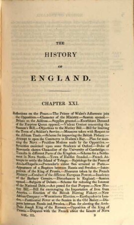 The history of England, from the revolution to the death of George the second : designed as a continuation of Mr. Humes History ; in four volumes, 3